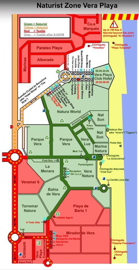 Oasis Naturista, Bahia De Vera Playas de Vera 외부 사진